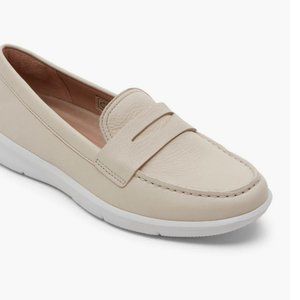 Rockport Ayva Penny Loafer Washable, Beige, size 9